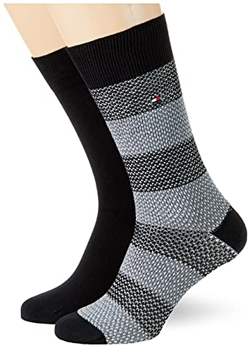 Tommy Hilfiger Birdseye Stripe Men's Boot Socks