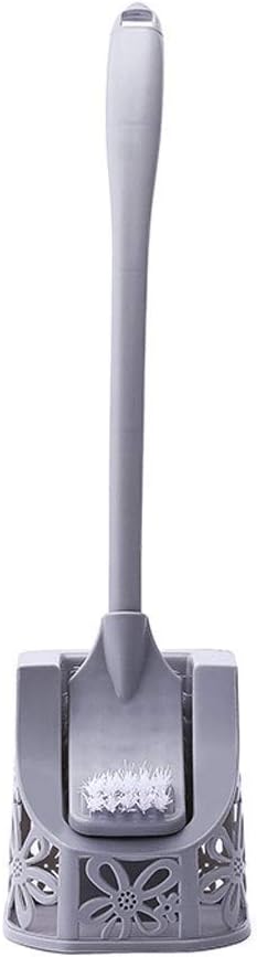 SPOUR Toilet Brush Holder Toilet Brush Set, Long Handle Toilet Cleaning Brush, Cleaning Tool for Bathroom-Ergonomic Design, Beautiful and D,Toilet Brush with Holder