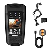 SVBONY SVGo C1, Fotocamera Impermeabile 5 in 1, Dotato di Localizzatore GPS, Tachimetro, Luce, Dashcam, Clacson, Action Camera 4K/30FPS, EIS a 6 assi e Supporto App (con scheda TF da 64 GB)