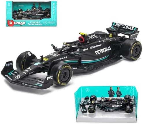Bburago 1:43 McLaren MCL60 #81 Oscar Piastri British GP 2023 – Voiture Miniature F1 Moulée Sous Pression Collection Adulte
