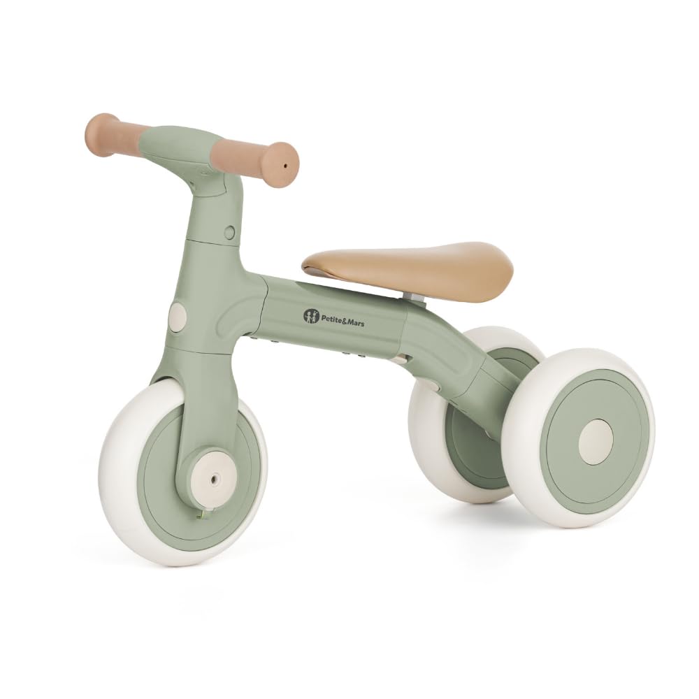 Petite&Mars Bingo dziecięcy rower biegowy 3 w 1 od 1 roku życia – z pedałami, ultralekki (2,3 kg), regulowany, wspomaga równowagę i motorykę, pierwszy rower dla dzieci w wieku 12-36 miesięcy, do 25 kg