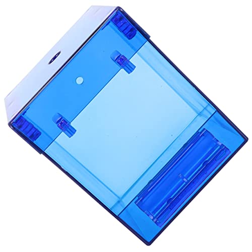 Mikikit Box Parrot Bath Box Hanging Outdoor Bird Bath Bird Bath for Cage Pet Baths Indoor Bird Bath Bowl Birds Bird Tub Bathtub Parakeets Budgie Bath Container Shower Acrylic Blue