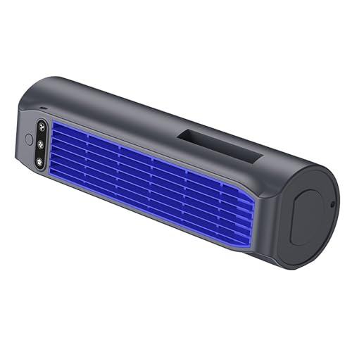Mini climatiseur portable USB gris ventilateur 3 vitesses pour la maison et le bureau