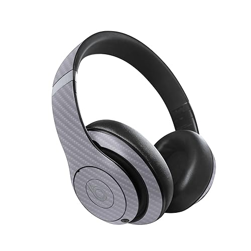 Image of MightySkins Carbon Fiber Skin Compatible with Beats Studio Pro - Solid Gray | Protective, Durable Textured Carbon Fiber Finish | Easy to Apply