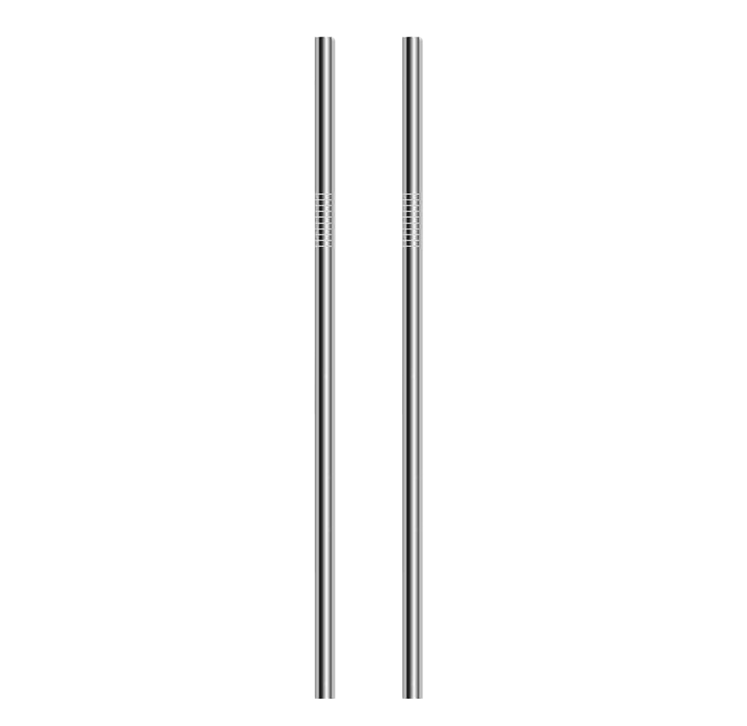 Metal Straws Stainless Steel Straws 10.5" Drinking Straws Reusable, Perfect for Cocktail, for Yeti, Trail, Tumblers, Bars, moothies, Milkshakes, Juice, Tea (2 Straight Straw)-image-7
