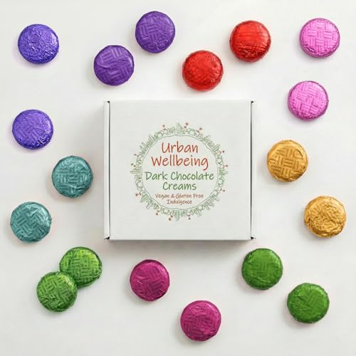 Dark Chocolate Enrobed Fondant Creams - 18 Vegan Dairy & Gluten Free Chocolates From The Urban Wellbeing Gift Store - 9 Favourites