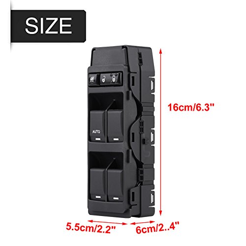 KIMISS Window Control Switch, Power Master Window Switch for Avenger Caliber 04602780AA