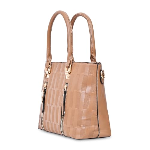 Image of AJANTA QIARRA Women Artificial Leather Premium Textured Shoulder Bag | Handbag with Detachable Slings