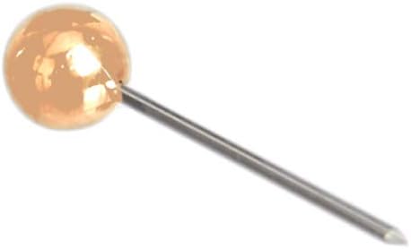  Basics Push Pins Map Tacks, Plastic Head, Steel Point, Silver, 100-Pack, Round Head Diameter: 0.15 Inch : Office Products