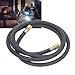 Gas Welding Hose with G1/4 Fitting, TIG Welding Hose, 2 Meter Argon Arc Welding Hose for TIG MIG Welders, Rubber Torch Hose Compatible with Argon Helium Gas, Universal for Welding
