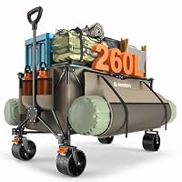 Amazon | Raynesys キャリーワゴン 特大容量260L 高耐荷重200kg 【長物