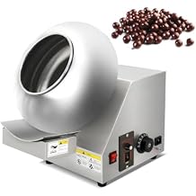 Candy/Chocolate Coater Machine, Chocolate Coating Polishing Machine Small Commercial Sugar Coating Machine Coater Sugar Pan Peanut Nut Coating Machine