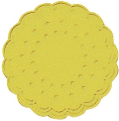 Duni Untersetzer Tissue ø 7,5 cm Uni 9-lagig 25 Stück kiwi