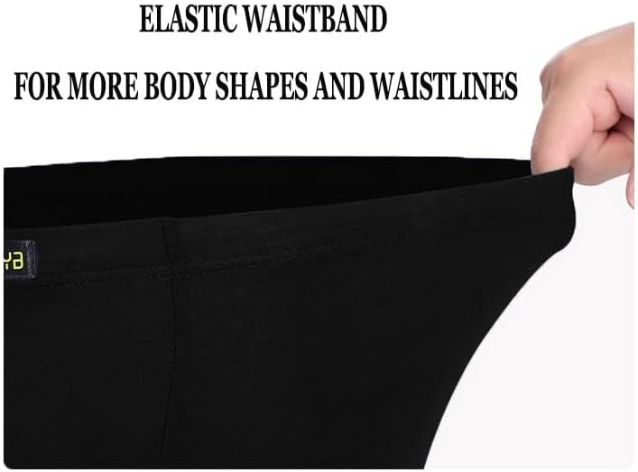 Cotton Men's Boxer Shorts Underwear,Plus Size Boxer Brief, Loose Fit Soft Stretchy Trunks 4 Pack,US L-5XL - Image 4