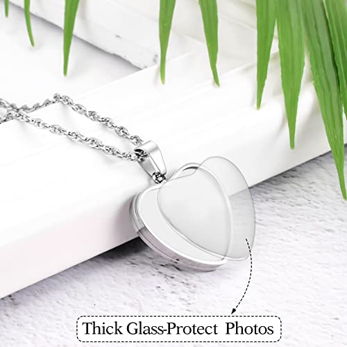Dletay Custom Photo Necklace Double-sided Personalized Picture Jewelry for Men Women Stainless Steel Customized Memorial Pendant2