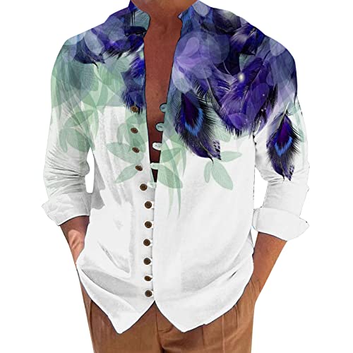 Chemise à manches courtes coupe cintrée col V pour homme