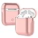 Produktbild AirPods-Schutzhülle, 360 ° Dual-Layer-Silikon [stoßdämpfend] + Harter PC [Kratzfest] AirPods-Zubehörset Skin für AirPods 1./2. Ladekoffer (Rose Gold)