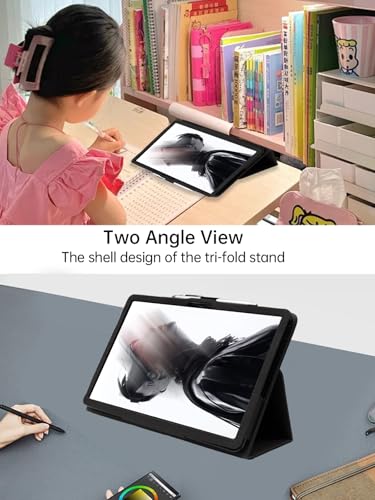 Étui tablette Redmagic Astra cuir noir protection portefeuille support intégrés - 6
