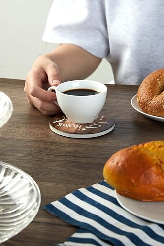 Ceramic-Coasters-Set-of-6-Absorbent-Drink-Coasters-with-HolderCute-Funny-DesignsModern-Farmhouse-StyleUniquePersonalized-for-DeskBarOfficeOutdoorHome-Decor-Use-Brown Ceramic Coasters Set of 6 Absorbent Drink Coasters with HolderCute Funny DesignsModern Farmhouse StyleUniquePersonalized for DeskBarOfficeOutdoorHome Decor Use Brown