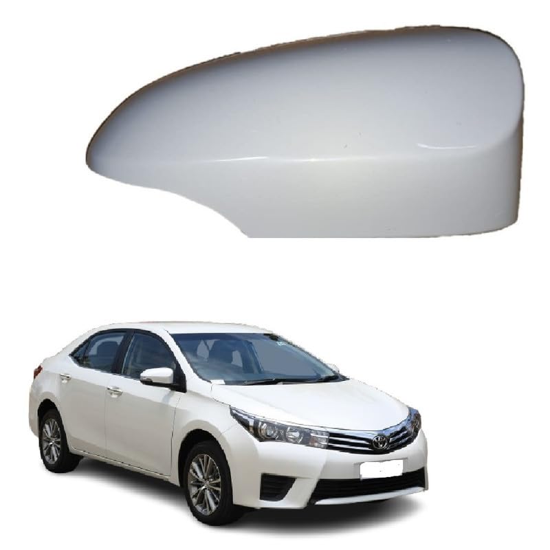 STYCARO-Side Mirror Cover Cap compatible with Toyota Corolla Altis E170 11th GEN, F/L 2014-2020 Year Model Type 2 (RIGHT DRIVER SIDE)