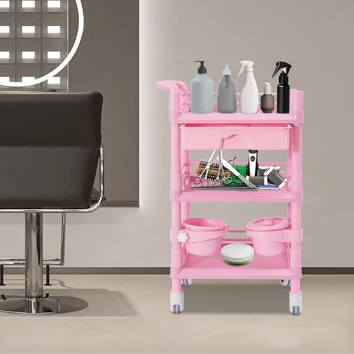Carrito móvil organizador de salón para almacenamiento, capacidad hasta 80kg miniatura 5