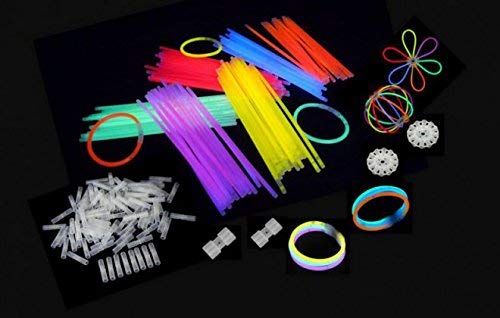 Bracelets lumineux fluorescents multicolores 200 PZ pour fête et disco - 7