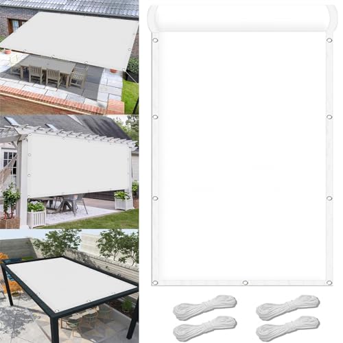Anti-UV et résistant à la pluie : Le filet d'ombrage pergola 3x3 m idéal - 2