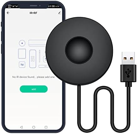 Smart IR RF Remote Control,Tuya Universal WiFi Infrared Remote Control for TV DVD Air Conditioner and RF appliances Roller Blinds ect,Compatible with Alexa, Google Home¡­