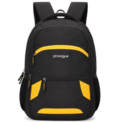 Image of Provogue SPRINT 15.6'' Laptop Backpack for Men & Women | 30L | 2 Main Compartments | 3-Pocket Organiser | 2 Front Pockets | 2 Bottle Holders | Rain Cover | College, Office & Trave