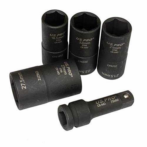 US PRO Narzędzie Impact Wheel Nakrętka nasadowa zestaw 5-częściowy 3765