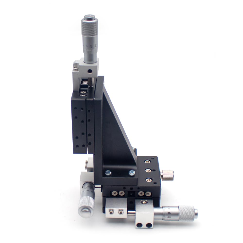 Piattaforma di microposizionamento ad Alta precisione LDV50-LM-C2, con Sollevamento Verticale, per Un Controllo preciso del Movimento in Applicazioni di Laboratorio e industriali.