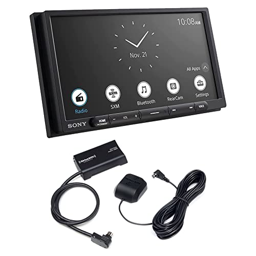 Image of Sony XAVAX6000 Car Audio 6.95 Inch Media Receiver w /CarPlay & Android Auto w /SiriusXM Satellite Radio in Dash Vehicle Tuner for Compatible Receivers