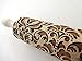 FLOWERS 3 Kid Rolling Pin Set with Damask, Folk and Floral Wreath Patterns. Wooden Laser Cut Mini Rolling Pins for Cookies, Play Dough, Salt Dough or Clay by Algis Crafts
