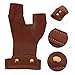 Happyyami Left Hand Finger Protector Glove Finger Leather Guard for Shooting and Hand Protection for Enthusiasts PU