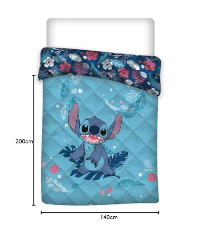 Edredón Stitch Aymax de 140 x 200 cm ideal para dormitorios juveniles alegres 3