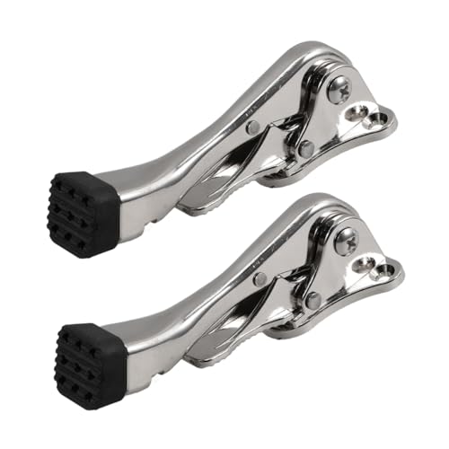 Support pour garder la porte ouverte OUNONA avec butée à pédale réglable automatique - 2