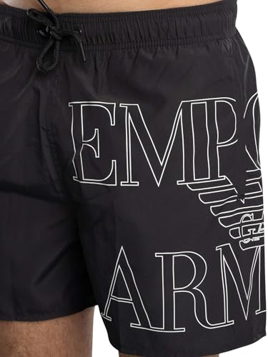 Emporio Armani Mid Boxer Costume A Pantaloncino, Nero, M Uomo - 5