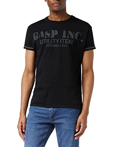 GASP Herren, Basic Utility Tee (Black), L