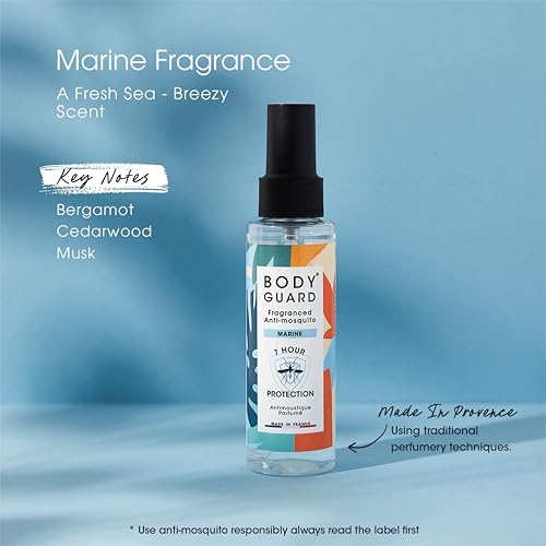 BODYGUARD Fragranced Anti Mosquito | Mosquito Repellent Spray | Up to 7 Hour Protection Against All Types of Mosquitos | Insect Repellent Spray | Marine (100ml) - Image 3