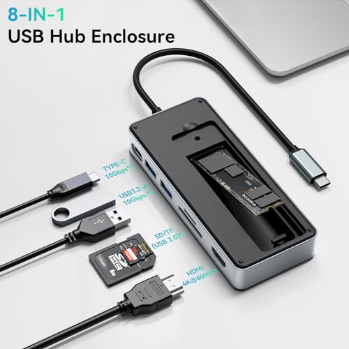 Hub USB C boîtier SSD M.2 NVMe adaptateur MacBook et PC Yottamaster - 2