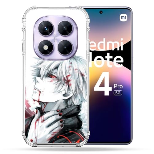 Coque renforcée Xiaomi Redmi Note 14 Pro 5G Kaneki Tokyo Ghoul Cokitec