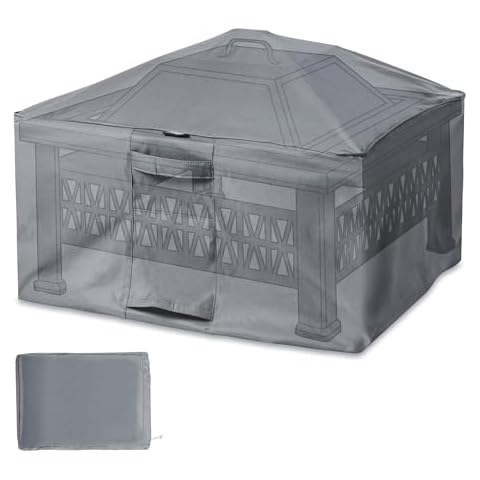 VonHaus Waterproof Fire Pit Cover Cover