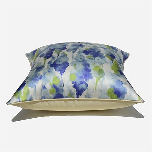 Taie d'oreiller bleu housse de coussin lit doux chambre hôtel modèle - 3