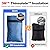 Outdoor Faucet Cover for Winter, 3M Thinsulate Spigot Cover for Winter Freeze Protection, Waterproof, 10" H x 6.3" W Outside Hose Bib Insulated Covers for Wall Taps, 2 Pcs Faucet Socks - Blue