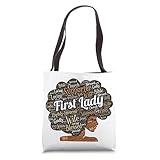 First Lady | Pastor's Wife Black Woman Afro Tote Bag