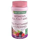NATURE'S BOUNTY Women's Multivitamin, Helps Metabolize Nutrients, Helps Maintain Bones, Cartilage, Teeth & Gums, Aids Body In Absorption Of Calcium & Phosphorus, Mixed Berry Flavour, 175 g