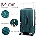 PUMHUBO Trunk Luggage Cover, Transparent PVC Suitacse Cover, Travel Waterproof Clear Luggage Protector Suitcase Cover (Transparent, 32 inch (3:7 Ratio))