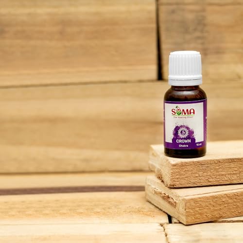 Image of Essential Oil | Aroms Oil | 15 ML | Oil for 7 Chakra | Crown Chakra Oil | Best for Aromatherapy | Helps in concentration & meditation | Pack of 1 |
