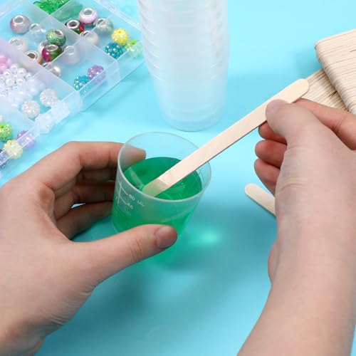 Pack de 200 vasos plásticos medidores de 60 ml miniatura 3