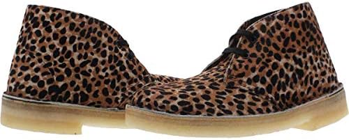 Clarks Desert Boot Leopard Print Pony Leather 7 B (M) | Image 1